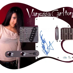 Vanessa Carlton Autographed Signed Photo Graphics Guitar ACOA