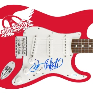 Aerosmith Autographed Greatest Hits Album CD Photo Graphics Guitar ACOA