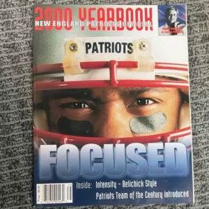 2000 TOM BRADY Rookie Yearbook NEW ENGLAND PATRIOTS TERRY GLENN ADAM VINATIERI