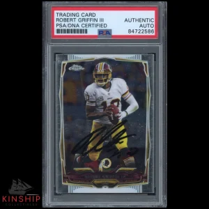 Robert Griffin III signed 2014 Topps Trading Card PSA DNA Slabbed Auto RG3 C2232