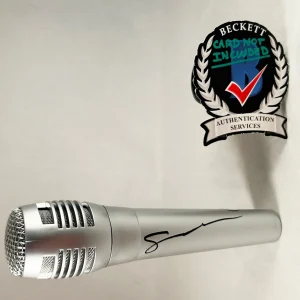 Susanna Hoffs Signed Microphone The Bangles Beckett BAS 1 COA