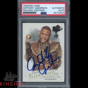 Anthony Anderson signed Allen & Ginter Trading Card PSA DNA Slabbed Auto C2248