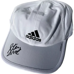 STAN SMITH SIGNED AUTOGRAPHED ADIDAS TENNIS HAT WIMBLEDON US OPEN FRENCH HOF JSA