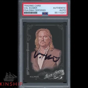 Val Kilmer signed Topps Allen & Ginter Trading Card PSA DNA Slabbed Auto C2362