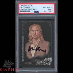 Val Kilmer signed Topps Allen & Ginter Trading Card PSA DNA Slabbed Auto C2363