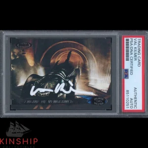 Val Kilmer signed 1995 Batman Forever Trading Card PSA DNA Slabbed Auto C2360