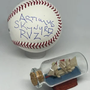 Artimus Pyle signed Rawlings OML Baseball JSA COA Lynyrd Skynard Auto A3010