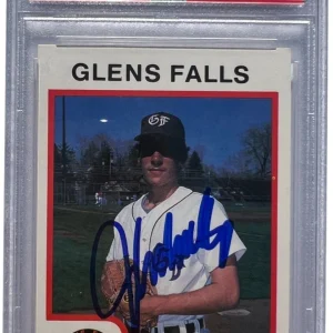 JOHN SMOLTZ SIGNED 1987 PROCARDS CARD MINOR LEAGUE GLENS FALLS AUTO 10 PSA/DNA !