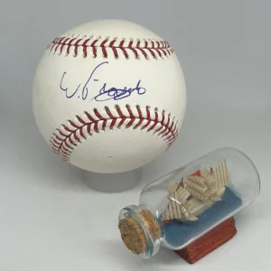 Wander Franco signed Rawlings OML Baseball JSA COA Rays MLB Auto A3047