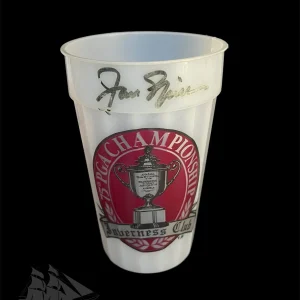 Jack Nicklaus signed PGA Championship Cup JSA COA Masters Golf Auto Z1509