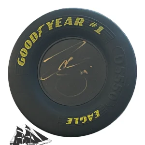 Zane Smith signed Goodyear Mini Tire JSA COA Nascar Auto Rare T32