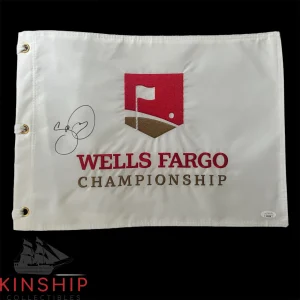 Jason Day signed Wells Fargo Pin Flag JSA COA Masters PGA Golf Auto G67
