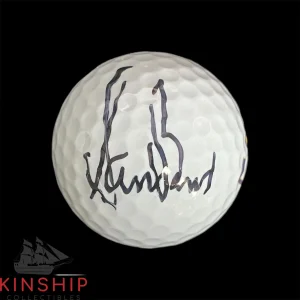 Sam Burns signed LSU College Logo Golf Ball JSA COA PGA Masters Auto A3210