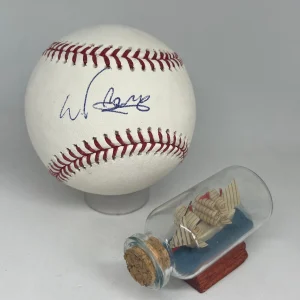 Wander Franco signed Rawlings OML Baseball JSA COA Rays MLB Auto A3162