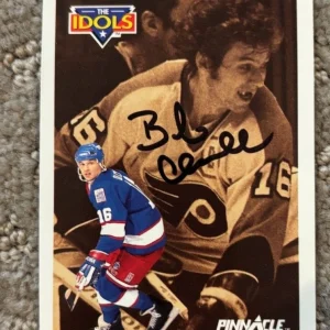 1991-92 Pinnacle Bobby Clarke signed autographed card Philadelphia Flyers #386