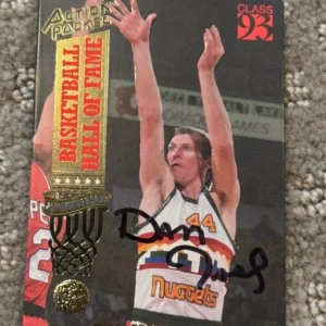 1993 ACTION PACKED #60 DAN ISSEL SIGNED AUTOGRAPHED CARD DENVER NUGGETS