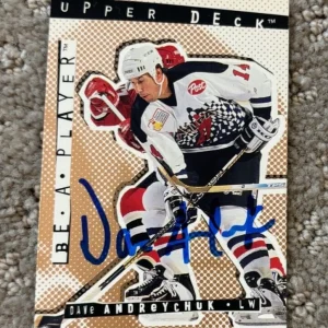 1994-95 Be A Player Maple Leafs #R33 Dave Andreychuk signed autographed card