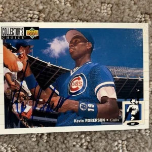 1994 Upper Deck Collector's Choice Kevin Roberson signed autographed card Cubs