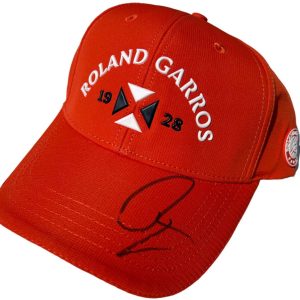 RAFAEL NADAL SIGNED FRENCH OPEN ROLAND GARROS TENNIS HAT CAP AO US OPEN RAFA JSA