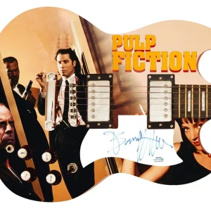 Bruce Willis Pulp Fiction Autographed Custom Photo Graphics Guitar ACOA