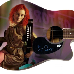 Tori Amos Autographed 1/1 Custom Graphics Photo Guitar ACOA