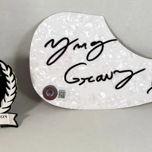 Young Gravy Signed Acoustic Pickguard Beckett BAS COA