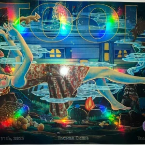 2022 TOOL TACOMA POSTER CONCERT TOUR 1/11/22 LORI NELSON /780 SOLD OUT!