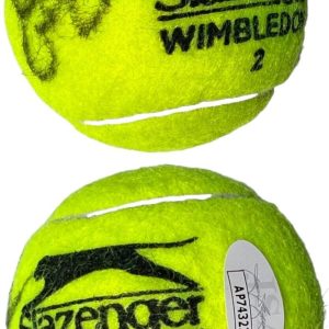 CHRIS CHRISTOPHER EUBANKS SIGNED AUTOGRAPHED WIMBLEDON TENNIS BALL JSA