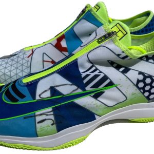 RAFAEL NADAL SIGNED NIKE AIR ZOOM CAGE 3 CLAY GLOVE RAFA SHOE FRENCH OPEN JSA