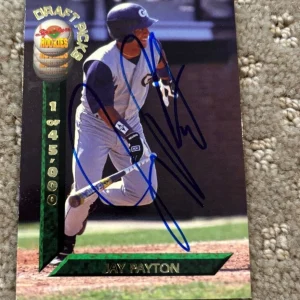 1994 Signature Rookies Draft Picks #28 Jay Payton signed autographed card Mets