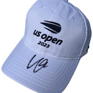 COCO GAUFF SIGNED AUTOGRAPHED OFFICIAL 2023 US OPEN TENNIS HAT CAP JSA