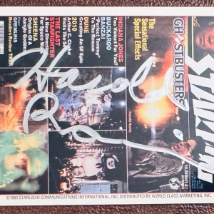 Harold Ramis Signed Autographed Starlog Trading Card JSA Letter Ghostbusters