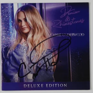 Carrie Underwood JSA signed autograph CD Booklet Denim & Rhinestones