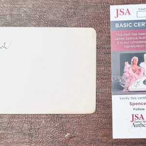 Peter Lorre Signed Autographed 3x5 Album Page JSA Maltese Falcon Casablanca