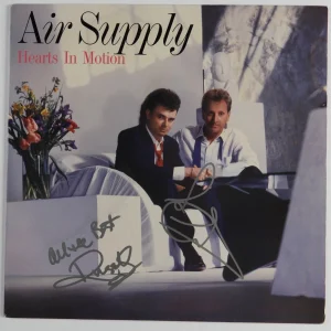 Air Supply JSA Signed Autograph Record Vinyl Graham Russell Hitchock