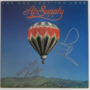 Air Supply JSA Signed Autograph Record Vinyl Graham Russell Hitchock
