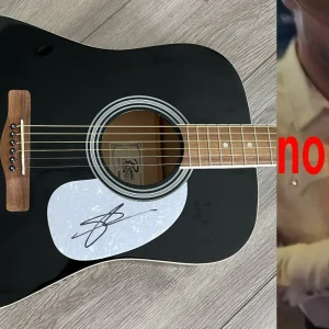 CHASE RICE SIGNED AUTOGRAPH 41" FULL SIZE SONART ACOUSTIC GUITAR w/EXACT PROOF