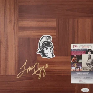 Tom Izzo Signed Floorboard w/ JSA COA #UU39192 Michigan State MSU