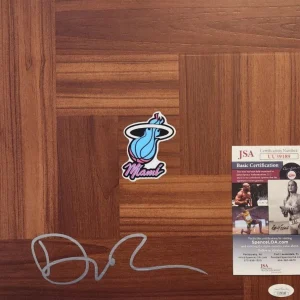 Duncan Robinson Signed Floorboard w/ JSA COA #UU39189 Miami Heat