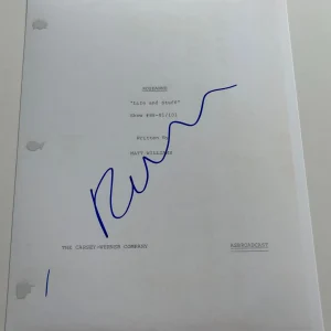 ROSEANNE BARR SIGNED AUTOGRAPH ROSEANNE 54 PAGE PILOT SCRIPT w/PROOF BECKETT COA