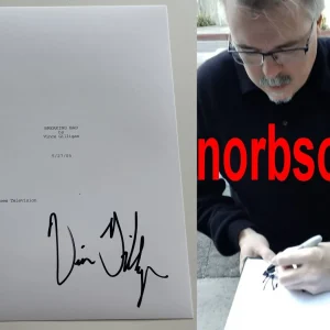 VINCE GILLIGAN SIGNED BREAKING BAD 58 PG PILOT SCRIPT w/EXACT PROOF BECKETT COA