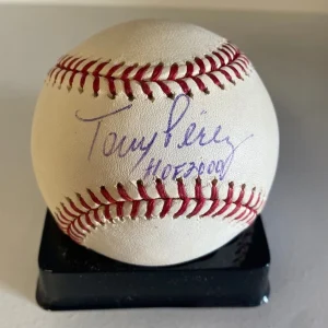 TONY PEREZ HOF 2000 SIGNED AUTOGRAPHED M.L. BASEBALL BECKETT AUTH