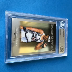 Naomi Osaka Tennis 2021 UD Goodwin Champions Card Signed Auto Beckett BAS