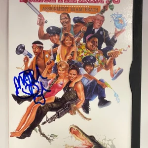 MICHAEL WINSLOW POLICE ACADEMY 5 SIGNED AUTOGRAPHED DVD COVER W/COA