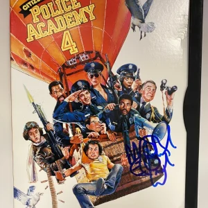 MICHAEL WINSLOW POLICE ACADEMY 4 SIGNED AUTOGRAPHED DVD COVER W/COA