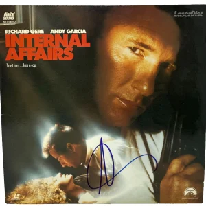 Andy Garcia Signed Autograph Internal Affairs Movie Laserdisc Beckett COA
