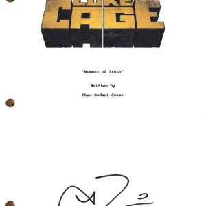 Theo Rossi Signed Autograph Luke Cage Pilot Episode Script Beckett COA