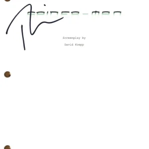 Tobey Maguire Signed Autograph Spider-Man Movie Script Screenplay Beckett COA