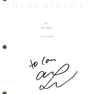 Alex Wolff Signed Autograph Hereditary Movie Script Full Screenplay ACOA COA