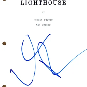 Willem Dafoe Signed Autograph The Lighthouse Movie Script Screenplay ACOA COA